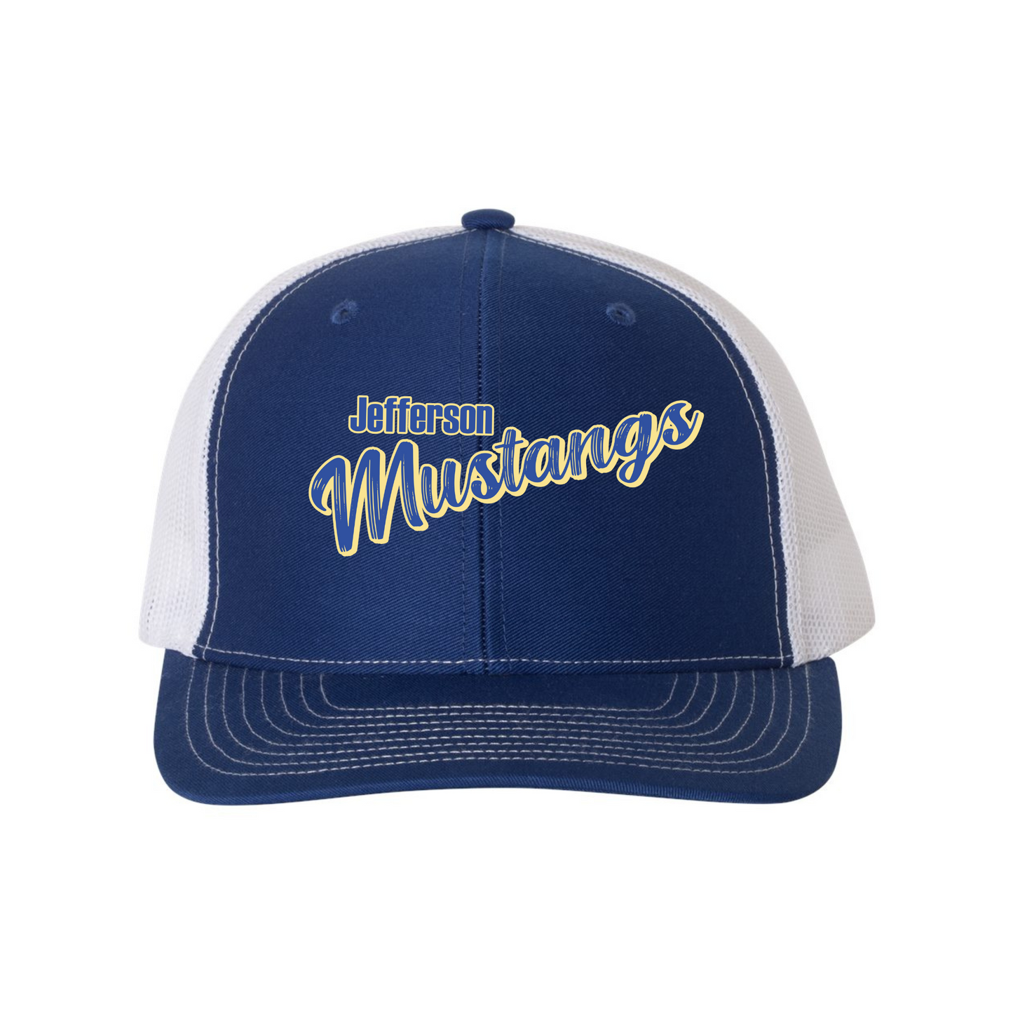 Jefferson Elementary Mustangs Embroidered Caps