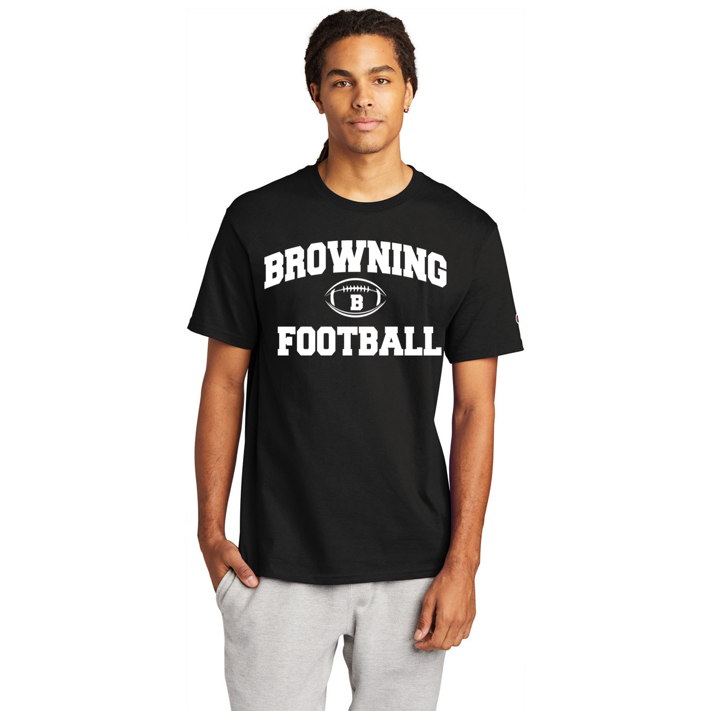 Browning Football Jersey Tee