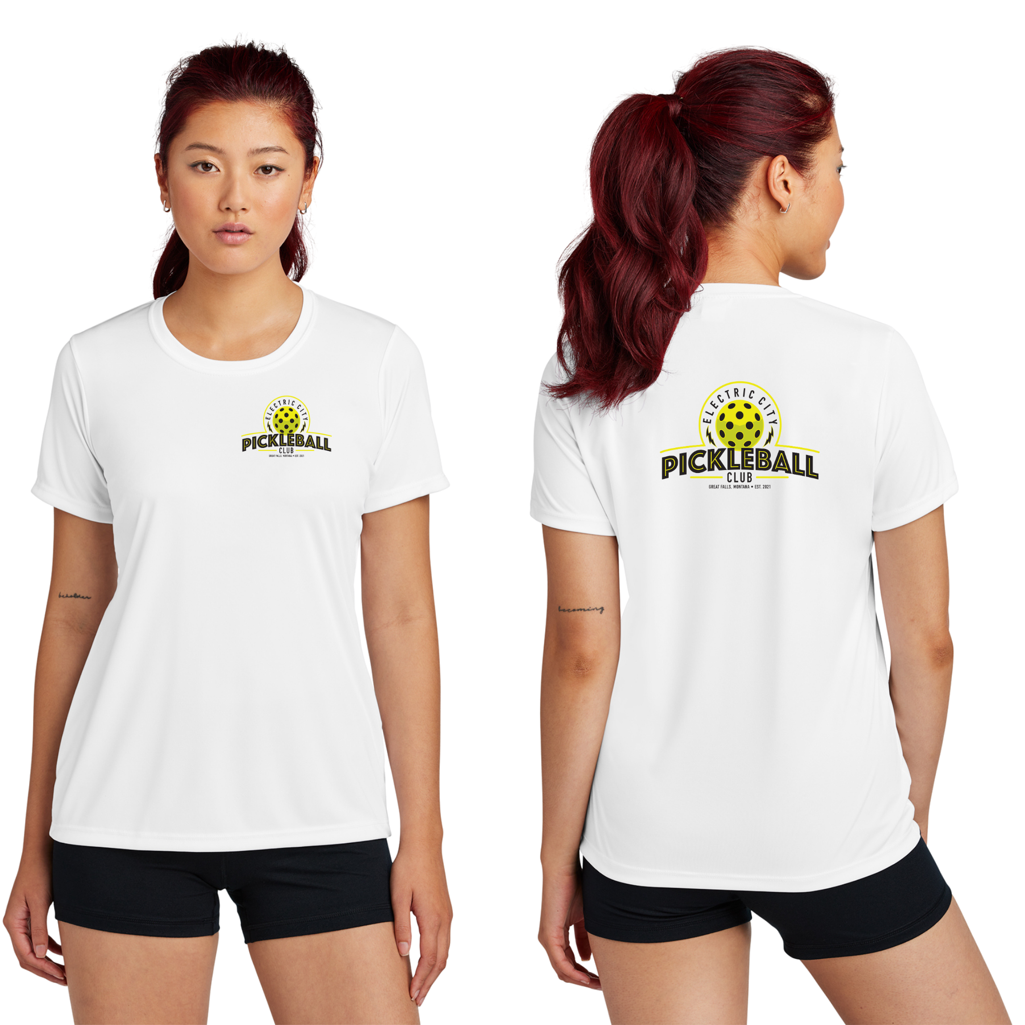 Electric City Pickleball Club Women's Shortsleeve Tee