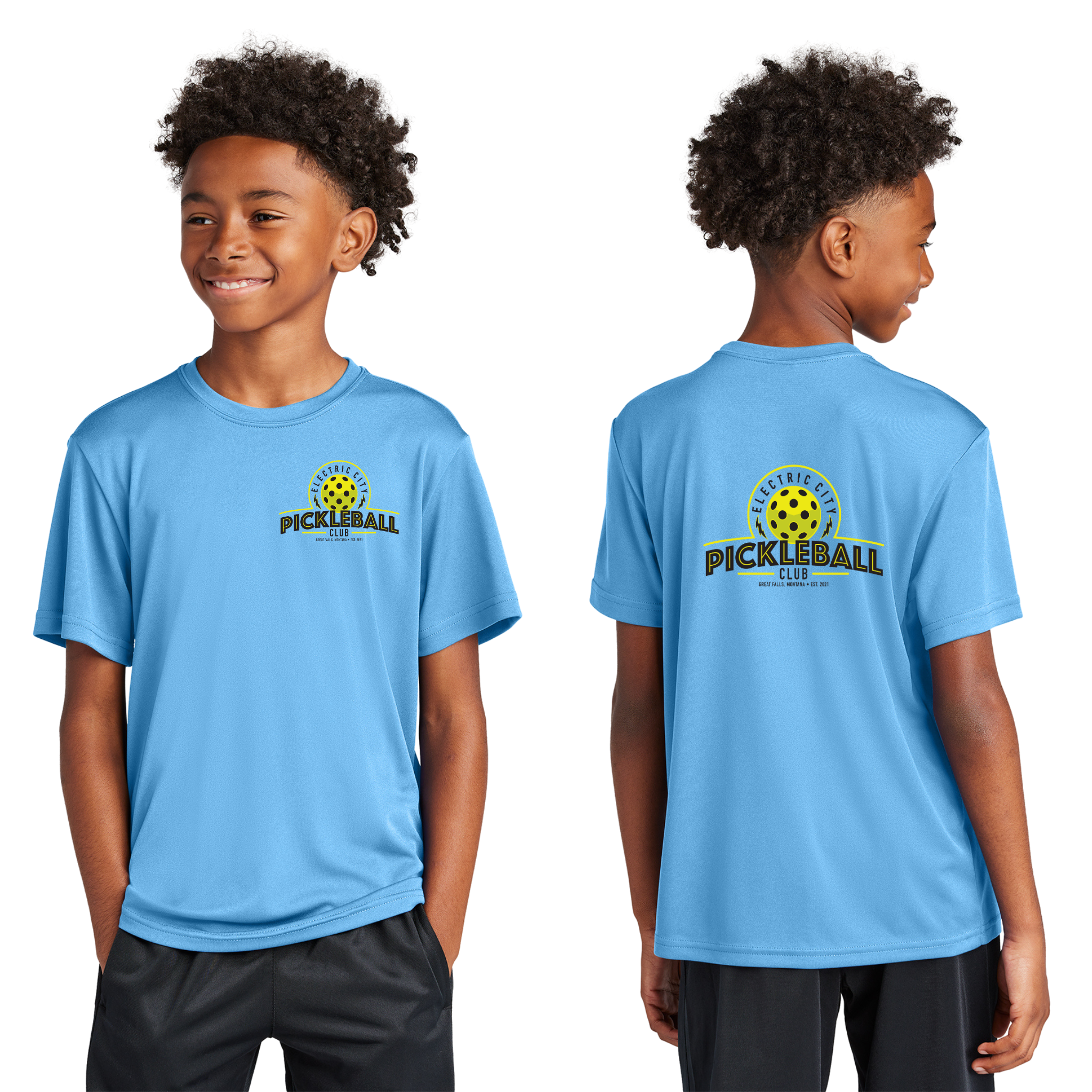 Electric City Pickleball Club Youth Tee