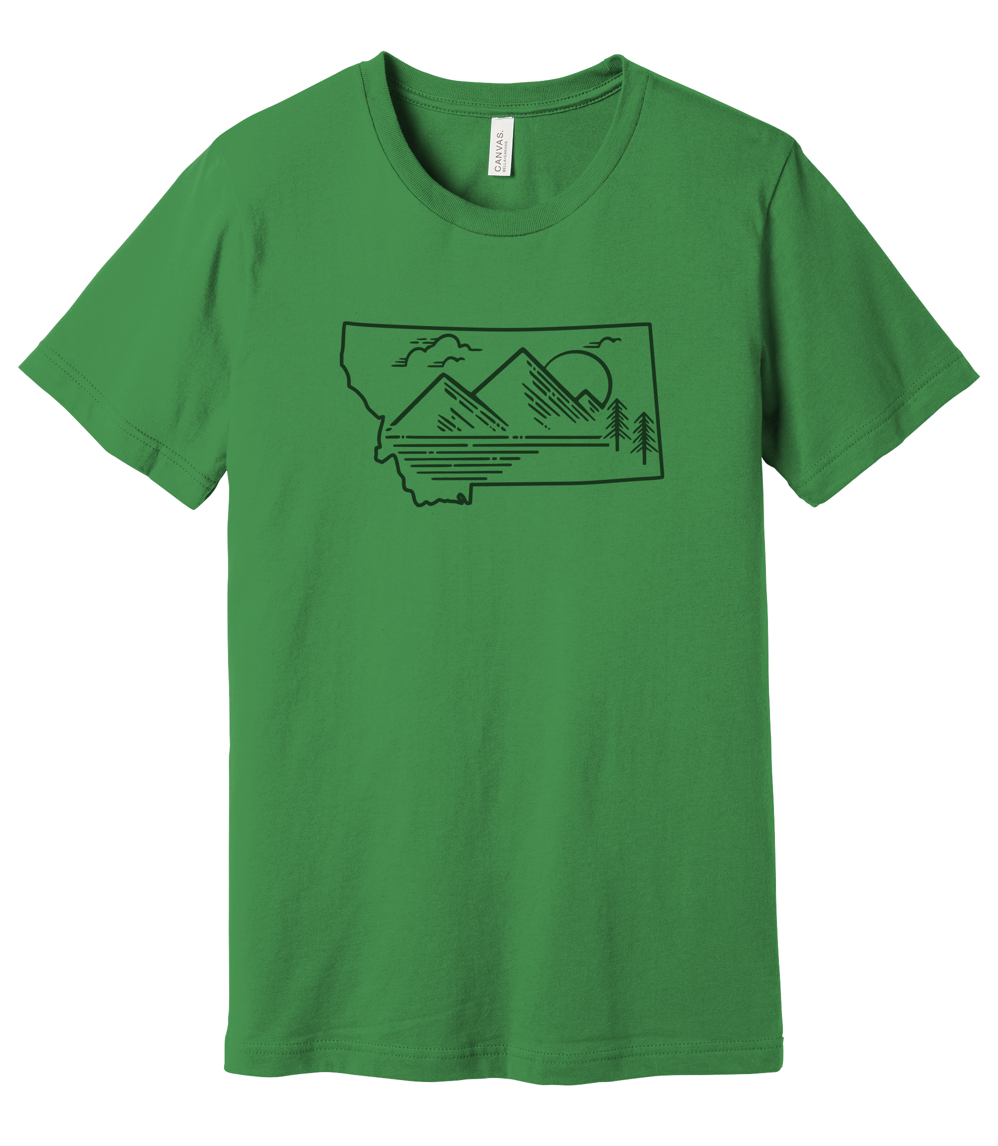 Montana Horizons Tee — Line Art Edition