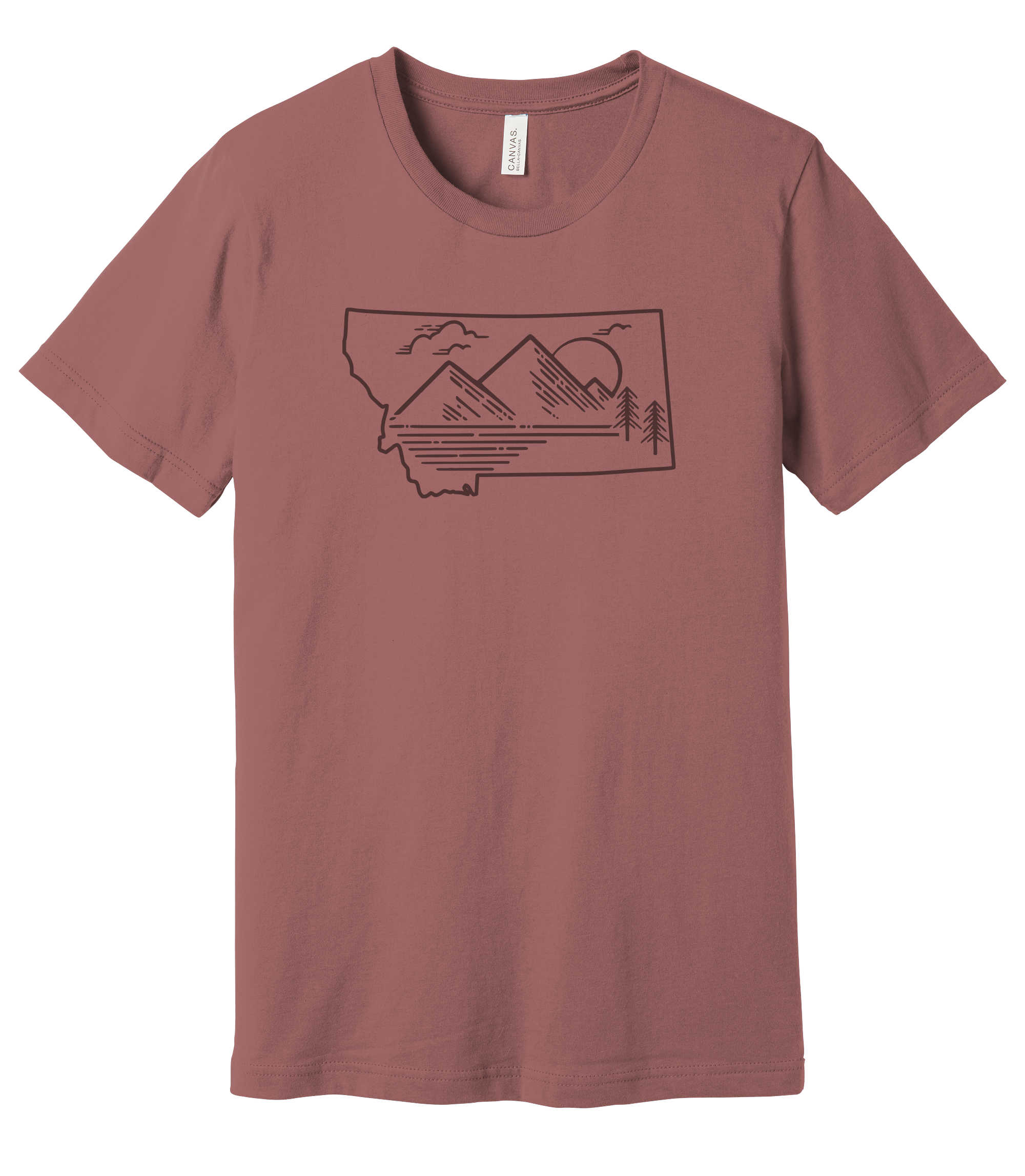Montana Horizons Tee — Line Art Edition