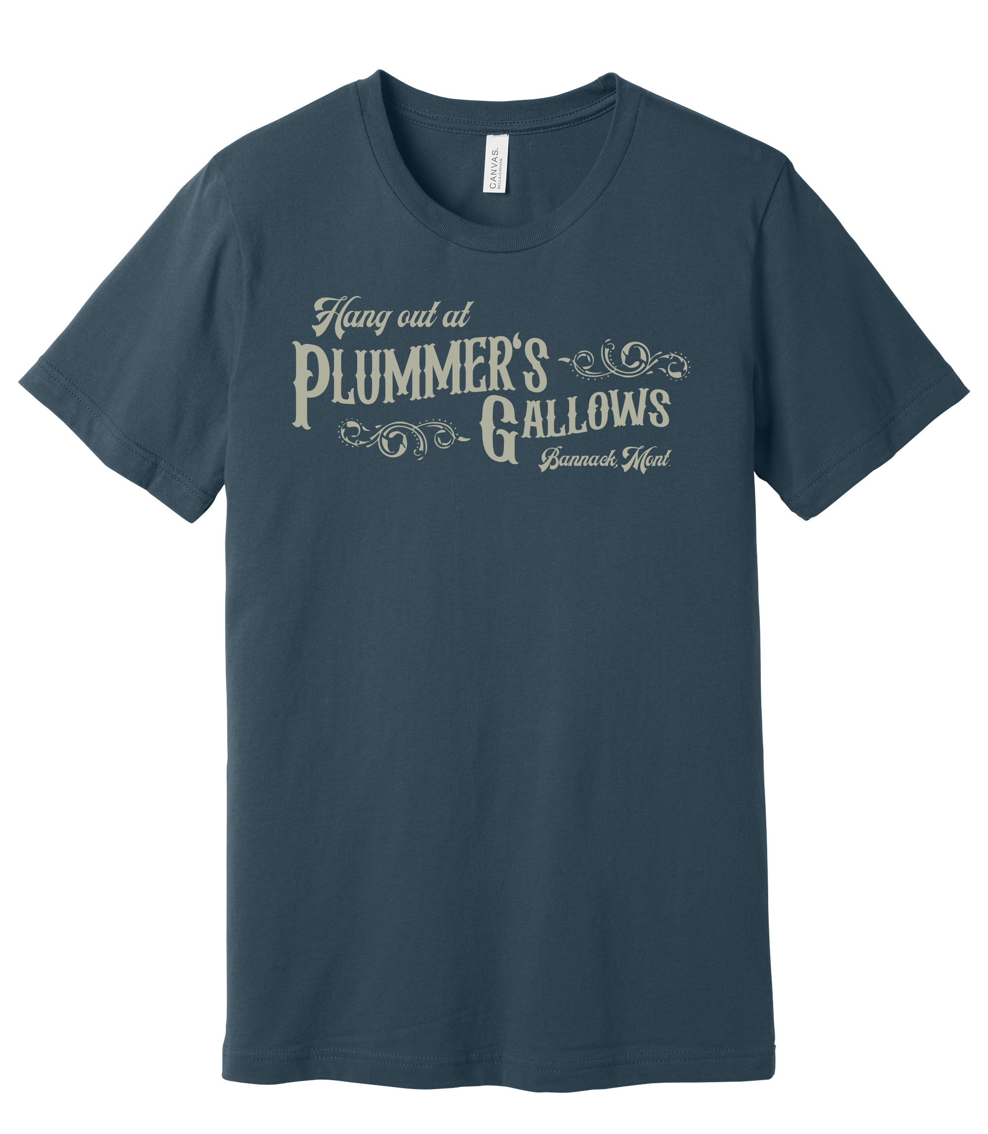 "Hang Out at Plummer’s Gallows” Tee - Bannack, Montana