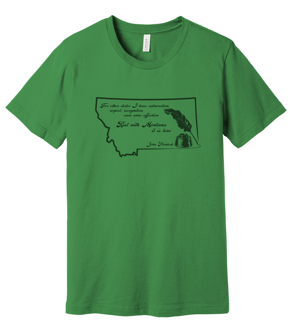 Steinbeck’s Love Letter Tee — Montana Words Edition