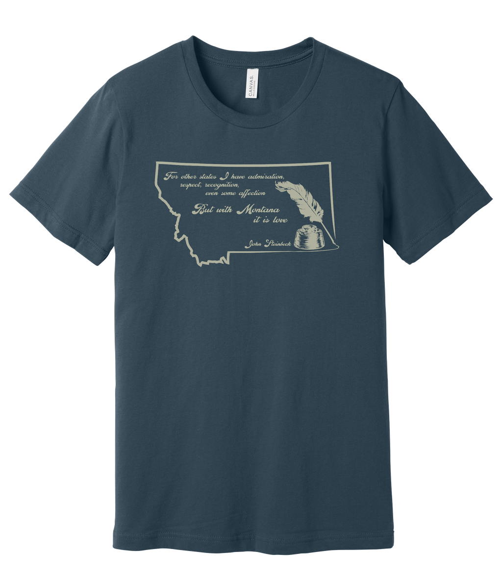 Steinbeck’s Love Letter Tee — Montana Words Edition