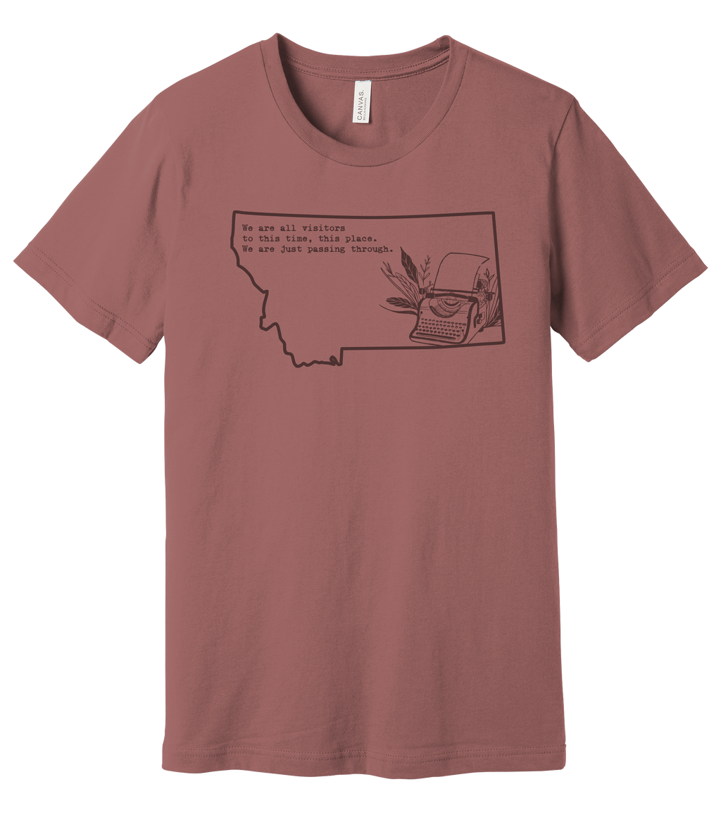Passing Through Tee — Montana Reflection Series