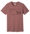 Passing Through Tee — Montana Reflection Series
