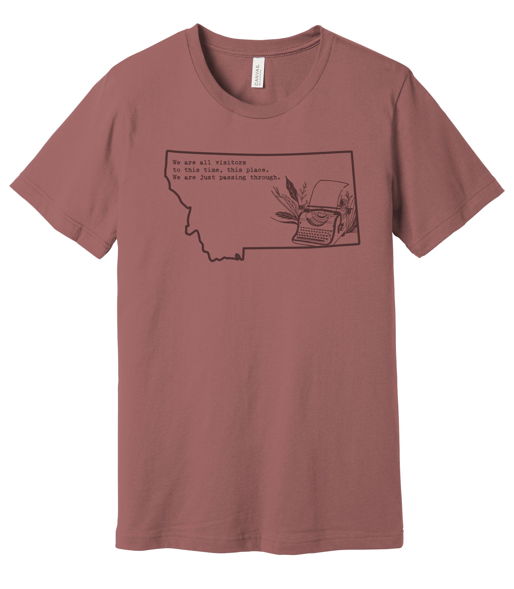 Passing Through Tee — Montana Reflection Series