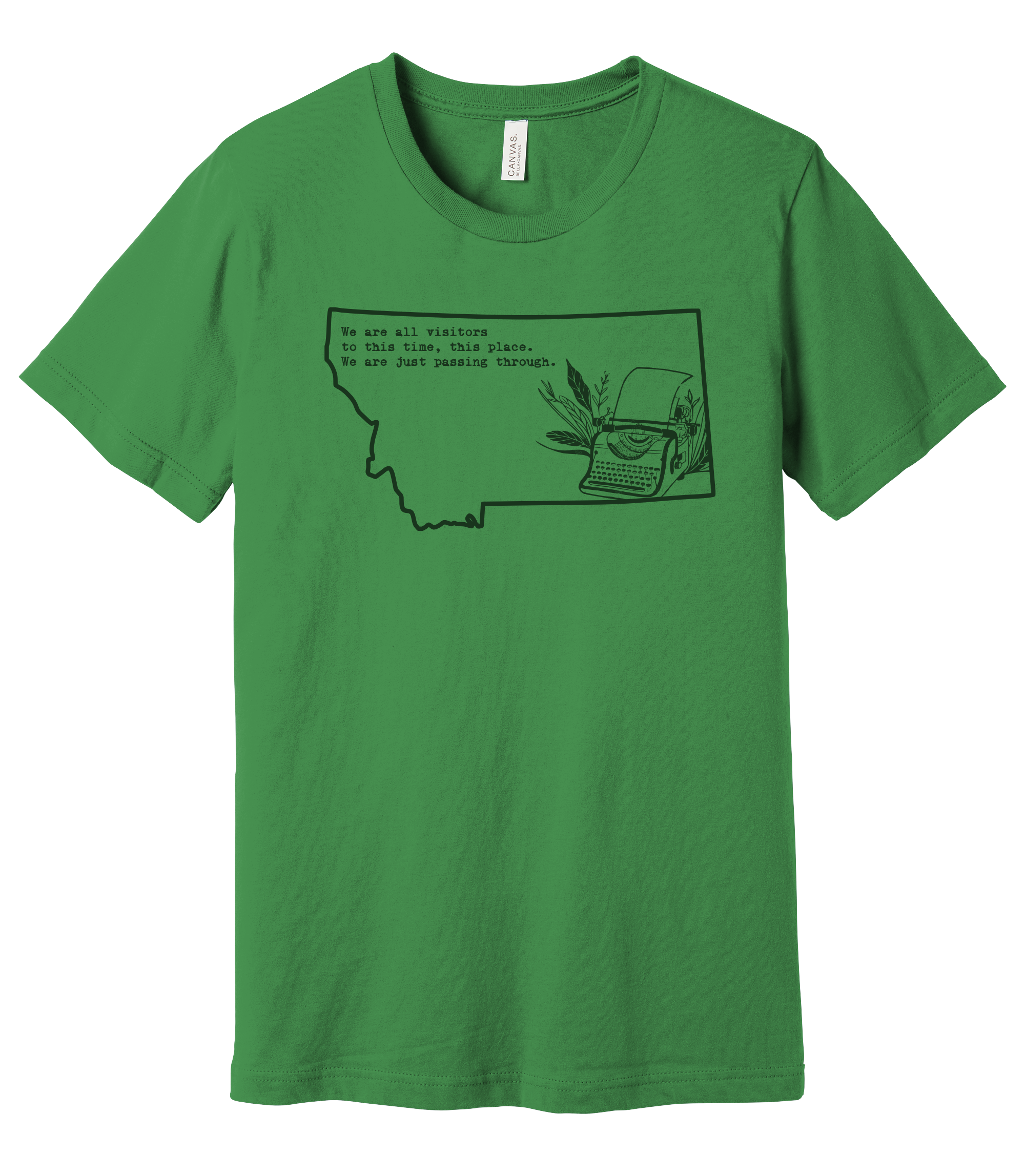Passing Through Tee — Montana Reflection Series