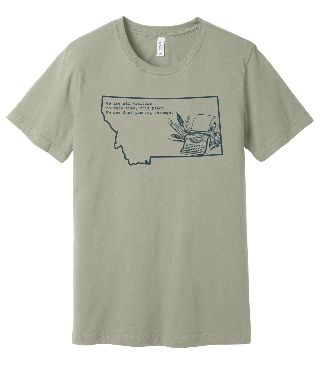 Passing Through Tee — Montana Reflection Series