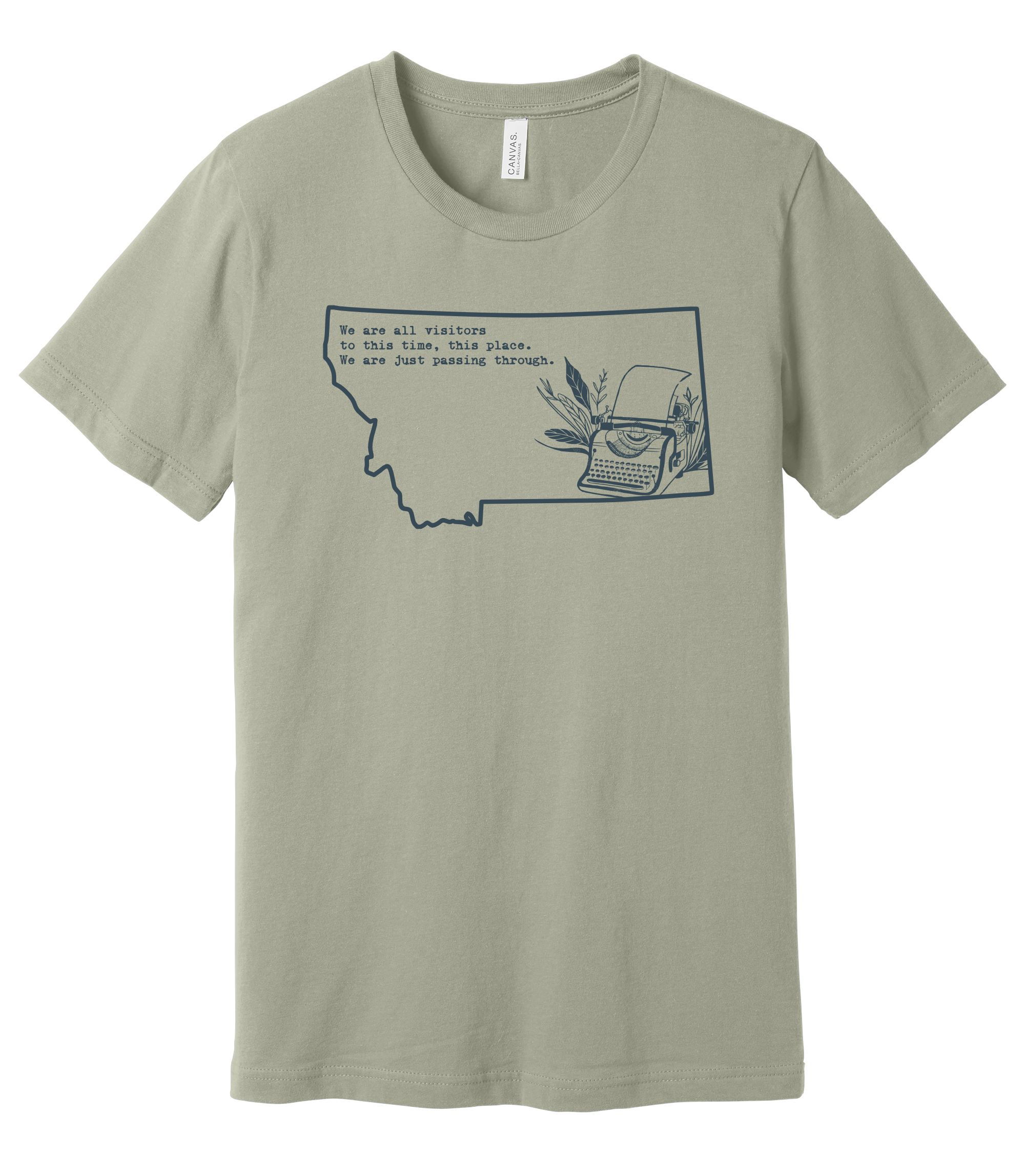 Passing Through Tee — Montana Reflection Series